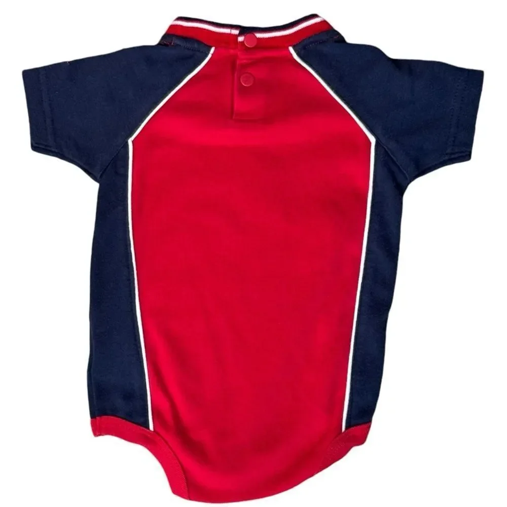 Nike Boston Red Sox MLB Baby Short Sleeve Logo Onesie Bodysuit. 12 Months.
